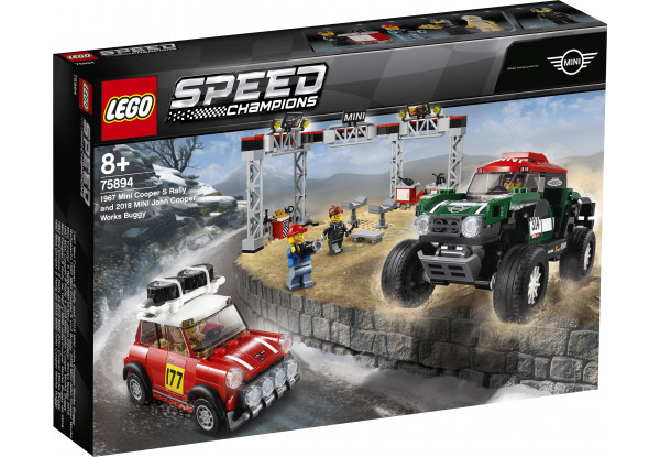 Lego Speed Champions Mini Cooper S Rally і 2018 MINI John Cooper 75894, фото 1