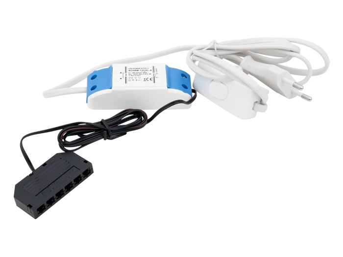 Блок живлення до підсвітки LED GIFF SPS-1 8W (блок живлення, вихід на 6 світильників)