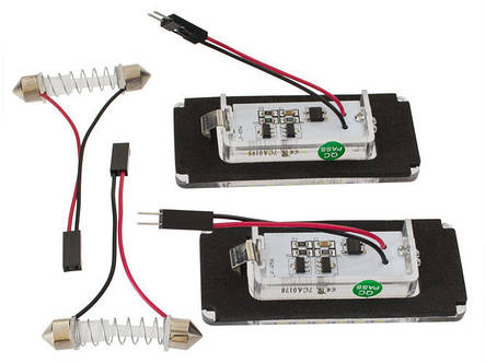 Підсвітка номера Mini Cooper R56 2006 - LED міні купер, фото 2