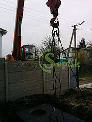 Септик бетонный для дачного домика 3