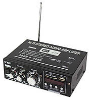 Підсилювач звуку UKC AK-699D з вбудованим радіо FM MP3 USB 2x300