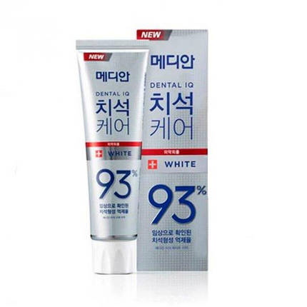 Зубна паста з системою дбайливого відбілювання Amore pacific MEDIAN + White % Toothpaste 93%, 120 мл, фото 1