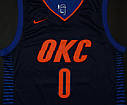 Вишиванка чоловіча майка Nike Westbrook №0 (Уестбрук) Oklahoma City Thunder, фото 6