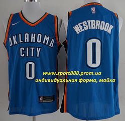 Вишиванка чоловіча майка Nike Westbrook №0 (Уестбрук) Oklahoma City Thunder