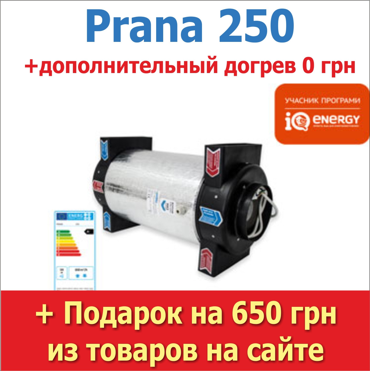 Рекуператор "PRANA - 250"