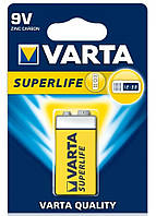 Батарейка Крона Varta SUPERLIFE 6F22 9V