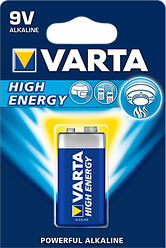 Батарейка Крона VARTA HIGH ENERGY 9V (6LR61) Alkaline 