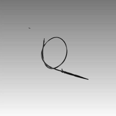 Крапельниця — спиця пряма, полив на 50 см м'яка трубка, фото 1