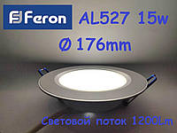 Светодиодный встраиваемый светильник Feron AL527 15w бел 1200Lm 5000K 170*28mm