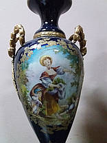 Порцелянові вази 19 століття Севр Франція, фото 2