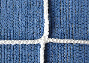 Сітка ЄВРО капрон D 2,6 мм осередок 10 см загороджувальна без вузлова огороджувальна для спортмайданчиків, фото 1