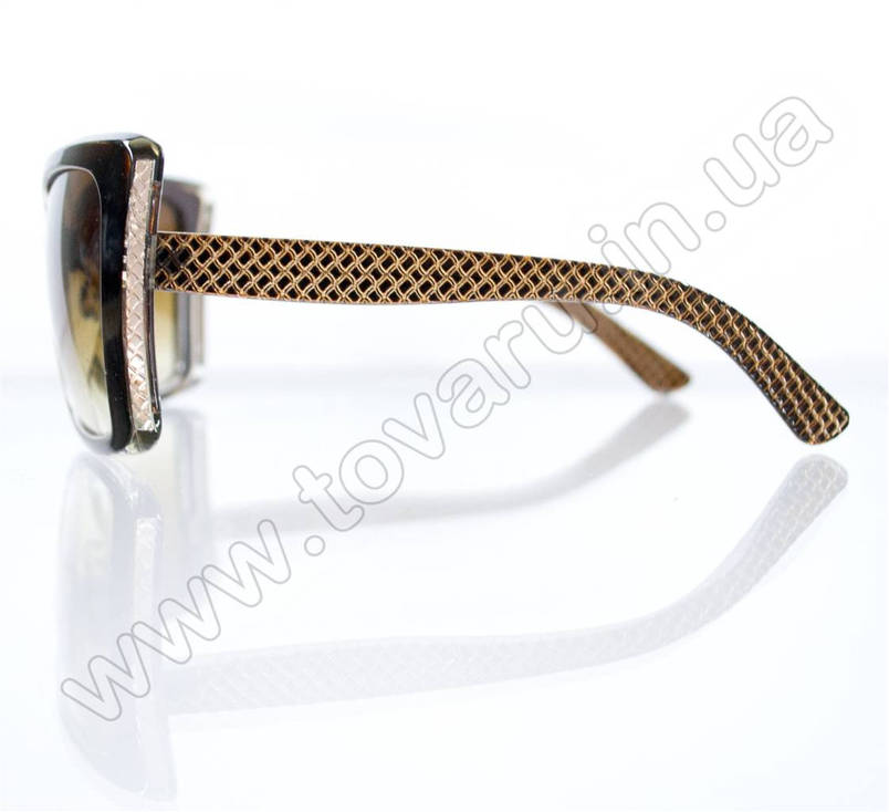 Окуляри жіночі сонцезахисні - Коричневі - 5948, фото 3