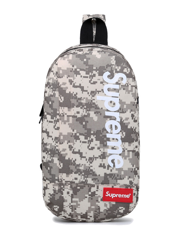 Сумка через плече Мессенджер Кросс-боді Supreme Суприм Камуфляж Камуфляж Мілітарі Серая