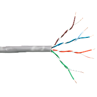 Кабель звита пара Tcom Cat. 5e UTP 4x2x0.48mm CCA 305 м внутрішній