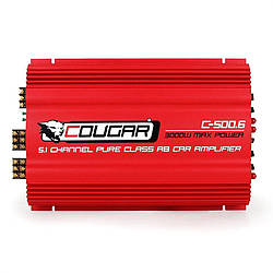 Підсилювач автомобільний авто CAR AMP Cougar 500.6