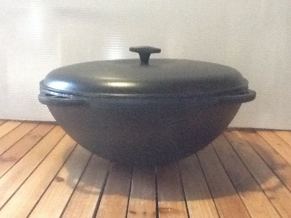 Татарский чугунный эмалированный казан 8л - купить по лучшей цене в ...