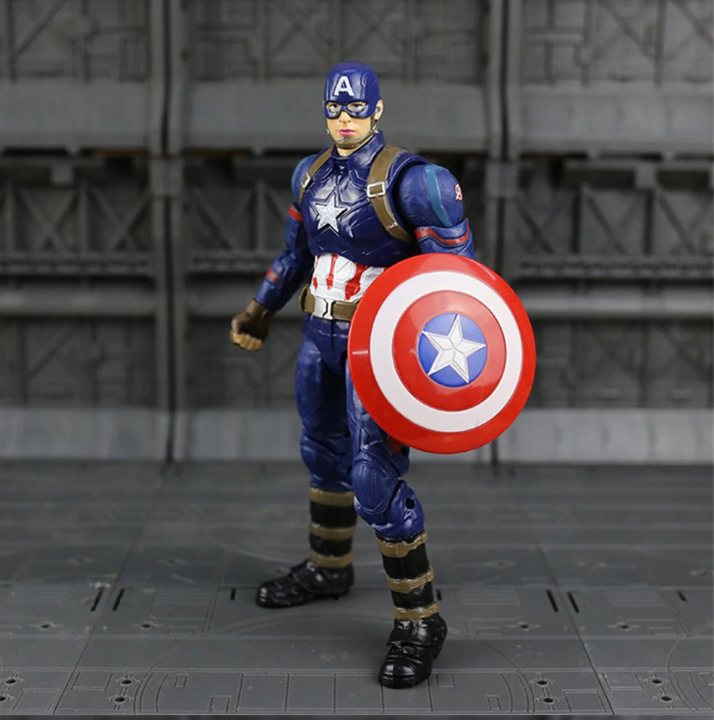 Фігурка Капітана Америки 17 см - класична статуетка Captain America з Месників (Avengers), колекційна іграшка супергероя Marvel