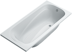 Акрилова ванна SWAN Arina 150х70х52 см прямокутна