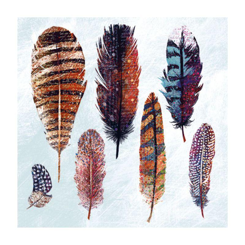 Декупажные салфетки Abiente Перья, фото 1