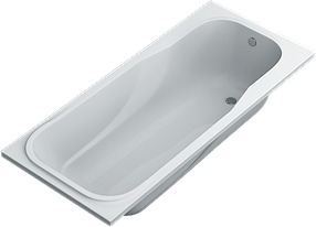 Акрилова ванна SWAN Grace 160х70х52 см прямокутна