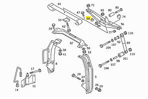 Відбійник ресори кабіни Mercedes 1317 6733170212 Mercedes-Benz