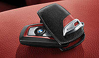 Футляр BMW для ключа Leather Key Case Sport Line, оригинальный кожаный (82292219909)