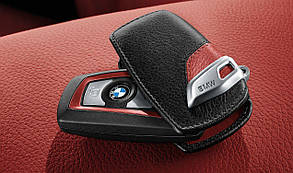 Шкіряний футляр для ключа BMW Leather Case Key Sport Line Red (82292219909)