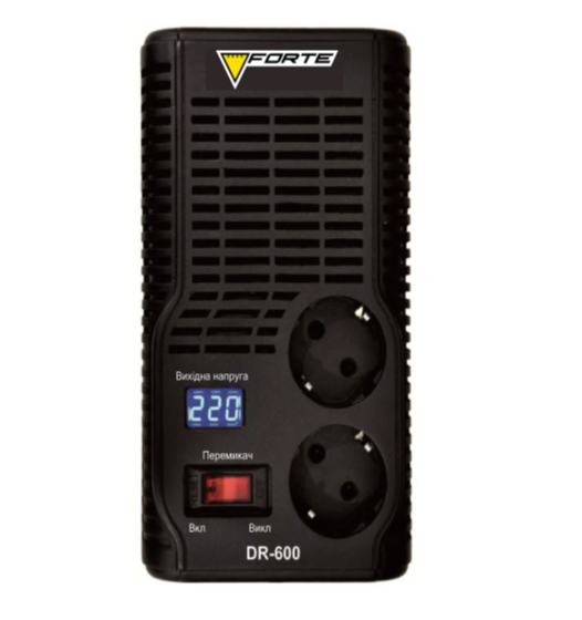 Стабілізатор напруги FORTE DR-600 300 Вт, фото 1