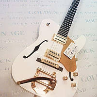 Электрогитара Fender Telecaster Thinline Double Bigsby White China