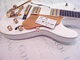 Електрогітара Fender Telecaster Thinline Double Bigsby White China, фото 5