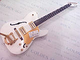 Електрогітара Fender Telecaster Thinline Double Bigsby White China, фото 3