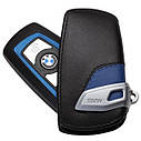 Футляр для ключа BMW Leather Case Key M sport Blue Black, оригінал (82292219915), фото 3
