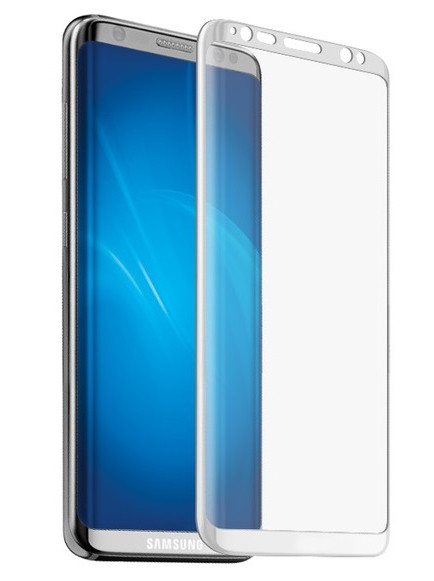 Захисне скло Mocolo 3D для Samsung Galaxy S8 Plus (G955) White (0.33 мм)