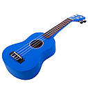 Укулеле сопрано Glarry UK101 BL (чохол, струни, скарбничка, медіатор), фото 3
