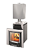 Дровяна піч для лазні та сауни Сибіру-Панорама 20 ЛК, фото 2