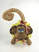 Мавпа Магніт на холодильник пряникова Кавова Ароматизована текстильна іграшка