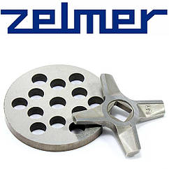 Ніж та грати для електром'ясорубки Zelmer NR5 - запчастини для м'ясорубок Zelmer