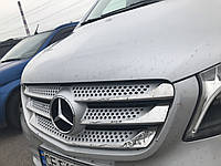 Накладки на решетку Mercedes-Benz Vito c 2015> нержавейка