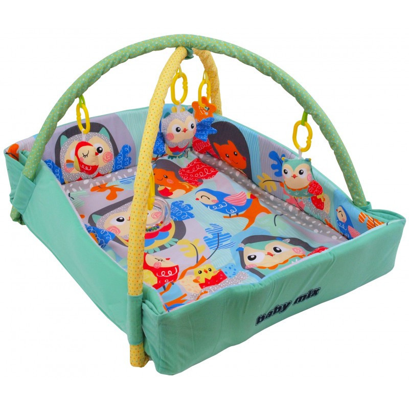 Детский игровой развивающий коврик Baby Mix TK/3261CE-DA00 Веселые совы