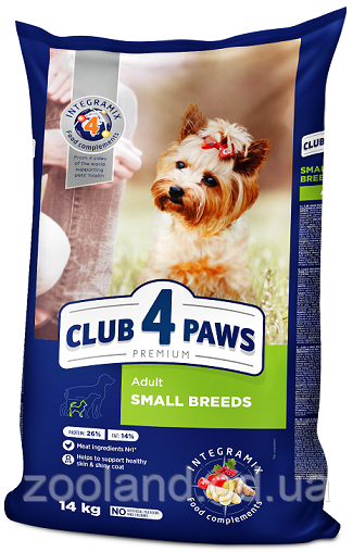 Клуб 4 Лапи для собак малих порід із куркою, 2 кг
