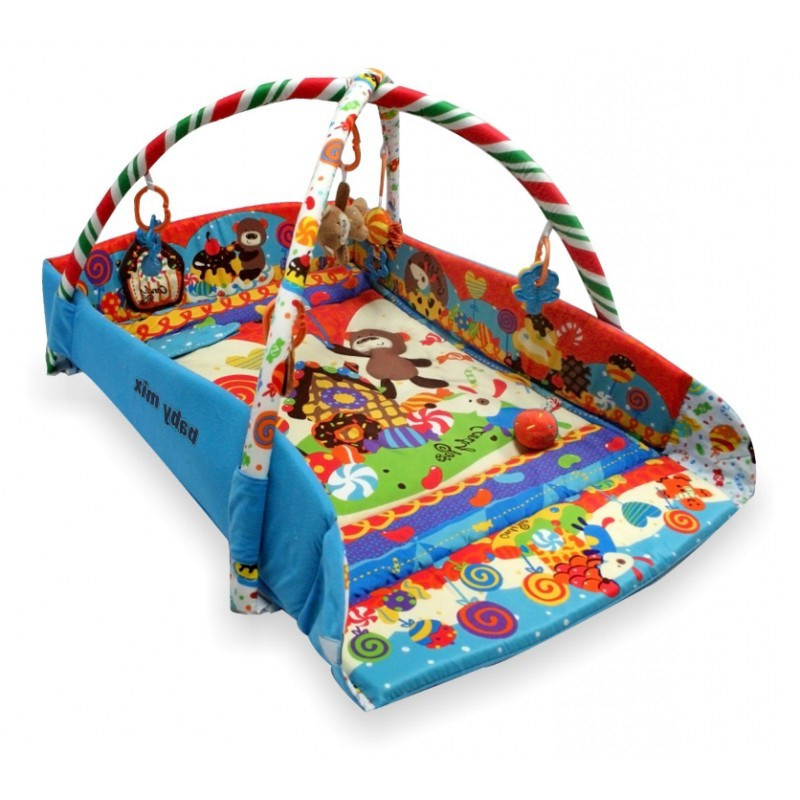 Детский игровой развивающий коврик Baby Mix TK/Q3261CE-4278 Страна сладостей