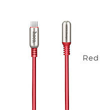 Кабель USB USB 3.1 Type C Hoco Capsule Red 1.2 м U17 