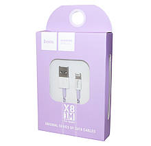 Кабель USB Lightning Hoco X8 Original barley Purple