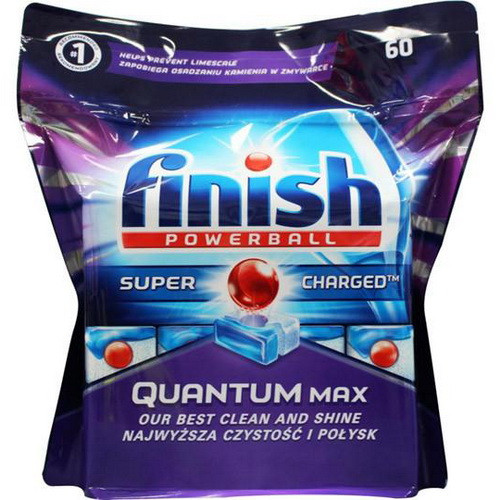 Таблетки для посудомийної машини Finish Quantum Max, 60 шт.