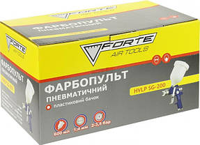 Пневматичний фарбопульт Forte HVLP SG-200, фото 5