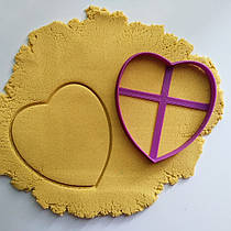 3D-формочки-вирубки для пряників "Сердечко 5"