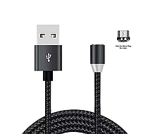 Магнітний кабель USB XoKo SC-355 Micro USB 1м Magneto Black