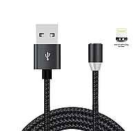 Магнітний кабель USB XoKo SC-355i Lightning 1 м Magneto Black