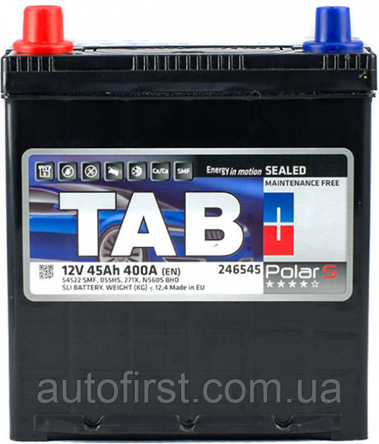 Акумулятор 45 Ah/12V TAB Polar S (1) Japan