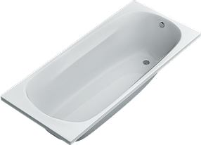 Акрилова ванна SWAN Zlata 170х75х53 см прямокутна